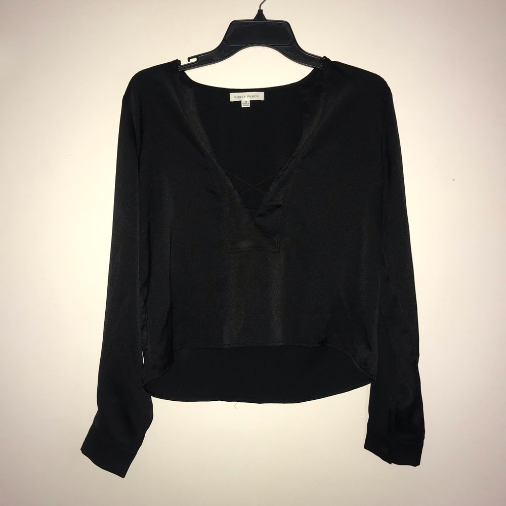 honey punch cutout shirt